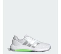 adidas Dropset Base Training Shoes, Scarpe da Ginnastica e da Allenamento Donna, Cloud White/Matte Silver/Lime Burst, 44 EU