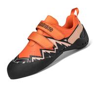 Scarpe da Arrampicata su Roccia per Uomo E Donna da Bouldering Indoor per Principianti Palestra Arrampicata Sportiva,Arancia,43 EU