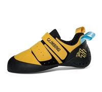Scarpe da Arrampicata su Roccia Regolabili da Uomo da Donna Scarpe comode da scalatori di velocità Scarpe da Ginnastica Sportive di Moda per Principianti Uniisex,Giallo,41 EU