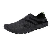 Scarpe da bagno da donna e uomo, scarpe da nuoto, unisex, leggere, da spiaggia, traspiranti, per fitness, ad asciugatura rapida, per spiaggia, piscina, surf, yoga, Nero B, 45 EU