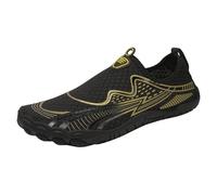 Scarpe da bagno da uomo e da donna, scarpe da nuoto, da spiaggia, in neoprene, da surf, da montagna, antiscivolo, da trekking, da corsa, gold, 38 EU