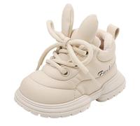 Scarpe da bagno per adulti Bowknot First Shoes Buckle Strap Toddler Soft Bottom Breathable Princess Shoes Bambini Sneakers Ragazze 25, bianco, 21 EU