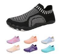 Scarpe da bagno unisex a piedi nudi, ad asciugatura rapida, per attività all'aria aperta, per il fitness, da uomo, comode scarpe da terra, scarpe da trekking, impermeabili, per donne e uomini, Nero