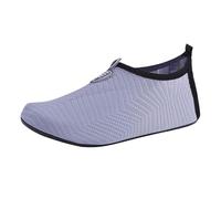 Scarpe da bagno unisex da nuoto, antiscivolo, leggere, da uomo, ad asciugatura rapida, per sport acquatici, da surf, per spiaggia, 2 grigio., 33 EU