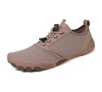 Scarpe da bagno unisex, sportive, leggere, da spiaggia, da surf, in neoprene, da donna, da ginnastica, da jogging, da trekking, da ciclismo, da montagna, cachi, 46 EU