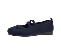Scarpe da ballerina da donna 2025 ballerine piatte casual comode scarpe casual casual da donna a maglia traspiranti scarpe antiscivolo antiscivolo cinghie da viaggio leggere scarpe da trekking, Blu
