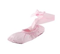 Scarpe da balletto per bambini, con fondo leggero, sottile, tinta unita, scarpe da ginnastica artificiali, ultra leggere, scarpe da danza pratica, bustine per danza e ginnastica, Colore: rosa., 28 EU