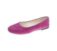 Scarpe da ballo da donna latino, piatti, comodi, da donna, chic, per guida, basse, traspiranti, leggeri, per il tempo libero, scarpe da donna, leggere, classiche, Rosa acceso., 36 EU