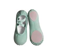 Scarpe da Ballo Donna, morbide, Allenamento, estive, comode, for Il Balletto per Donna(Green,25)