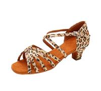 Scarpe da Ballo Donna per Latino e Tango con Suola Flessibile Adatte per Esercizi e lezioni Leggere e stabili con Calzata precisa per movimenti fluidi Durante Le Performance