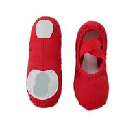 Scarpe da Ballo for Donna, Pantofole morbide, for Bambine e Ragazze, Ballerine, for esercitarsi, in Tela per Esercitazioni o Spettacoli di Danza(Red,38(22.5CM))