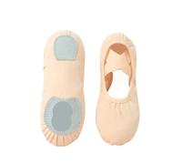 Scarpe da Ballo for Donna, Pantofole morbide, for Bambine e Ragazze, Ballerine, for esercitarsi, in Tela per Esercitazioni o Spettacoli di Danza(Flesh,34(20.5CM))