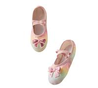 Scarpe da Ballo in Raso Glitter con Suola Divisa Ballerina Principesse (Bambini Piccoli/Grandi) per Donna(Color C,30)