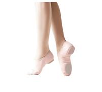 Scarpe da Ballo Jazz Elasticizzate con Suola Antiscivolo Marrone Chiaro Nere Ginnastica for Adulti for Ragazze e Donne(Beige,31)