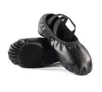 Scarpe da Ballo Jazz for Bambini Danza Classica con Suola Antiscivolo Nere Ginnastica for Adulti Adatte for Ragazze Taglie Donna 23-45(31)