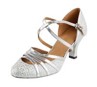 Scarpe da Ballo Latino Americano Scarpe Ballo Punta Aperta/Chiuse Salsa Danza Pratica Prestazioni Scarpa da Ballo di Moda Scarpe da Ballo da Sala Tango Valzer Bachata Danze al Coperto