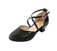 Scarpe da Ballo Latino per Tacchi Alti con Suola Morbida, Flessibili, per la Pratica del Tango da Sala da Ballo