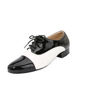 Scarpe da Ballo Latino Uomo Scarpe da Ballo Latino Uomo, Classiche in Bianco e Nero, Gare di spettacoli Danza Moderna, Sportive(Outdoor White 2.5cm,39 EU)