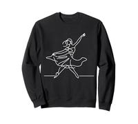 Scarpe da Ballo Line Art Danza Felpa