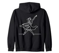 Scarpe da Ballo Line Art Danza Felpa con Cappuccio