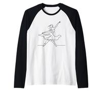 Scarpe da Ballo Line Art Danza Maglia con Maniche Raglan