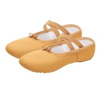Scarpe da Ballo morbide, Ballet Slippers for Women Canvas Soft Sole Dance Multicolor Multiple Sizes(Tan,40 EU)