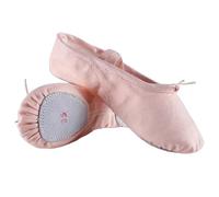 Scarpe da Ballo morbide, Ballet Slippers for Women Child Adult Canvas Flats Multicolor Multiple Sizes(Beige,37 EU)