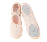 Scarpe da Ballo morbide, Canvas Ballet Slippers for Women Soft Sole Dance Shoes Multicolor Multiple Sizes(Beige,39 EU)