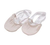 Scarpe da Ballo morbide, Half Sole Dance Shoes Leather Cloth for Multiple Styles Multicolor Sizes(Beige,M(36-37))