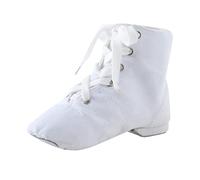 Scarpe da ballo per bambini, scarpe da ballo calde, balletto, performance, per interni, yoga, scarpe da ballo da donna, colore nero, bianco, 32 EU