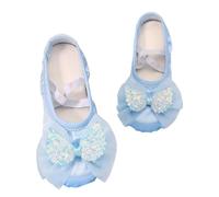 Scarpe da Ballo per Ragazze Suola Morbida Design a Gatto Calzature Classiche per la Pratica (Sky Blue 2-25 Years)