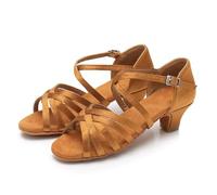 Scarpe da Ballo, Scarpe da Ballo Latino Morbide e Comode per Bambina con Tacco 4cm