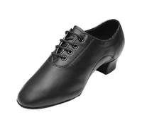 Scarpe da ballo standard da uomo Scarpe da ballo da sala Scarpe da ballo in pelle Tacco basso Pratica Competizione Scarpe da ballo moderne for bambini Ragazzi Sneakers da ballo Per Feste Danzanti(Matt