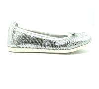 Scarpe da bambina basse ballerine bimba ragazza argento 36 37 38 39 40