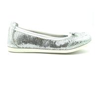 Scarpe da bambina basse ballerine bimba ragazza argento 36 37 38 39 40