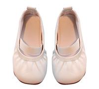 Scarpe da bambina con fiore per bambina, balletto, feste, scuola, matrimoni, suole morbide con morbide scarpe singole per bambina, piccole scarpe in pelle, scarpe da nonna Pg1 per bambini