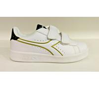 Scarpe da bambina Diadora Game P C2296 bianco oro strappo sneakers sportiva