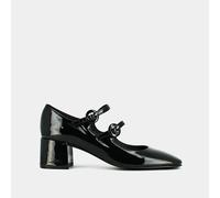 Scarpe da bambina in pelle verniciata Delou Nero 40
