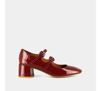 Scarpe da bambina in pelle verniciata Delou Rosso 41