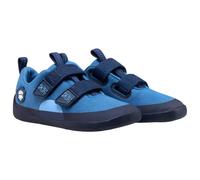 Affenzahn Scarpa a Piedi Nudi Cotone Lucky Strappo vegana Antiscivolo Flessibile Riflettente per L'Estate nelle Taglie 21-32 Orso - Blu
