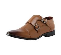Scarpe da Barca e Mocassini da Uomo casual Affari in Pelle leggera Scarpe piatte da Uomo in Pelle Occasione Formale, Cachi 4, 47 EU