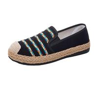 Scarpe da Barca Vintage Loafers Scarpe Slip on Donna Comode Morbide Leggere Scarpe Basse Donna Piatti Antiscivolo Sandali Chiusi Davanti Sneakers da Passeggio