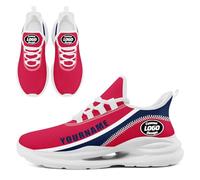 Scarpe da baseball personalizzate per donne e uomini personalizzano scarpe da ginnastica da corsa con cuscino traspirante scarpe da passeggio scarpe da tennis, Colore 4 Bianco, 35 1/3 EU