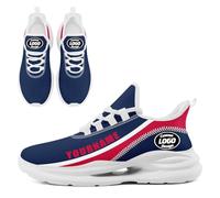 Scarpe da baseball personalizzate per donne e uomini personalizzano scarpe da ginnastica da corsa con cuscino traspirante scarpe da passeggio scarpe da tennis, Colore 3 Bianco, 35 1/3 EU