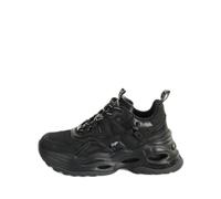 Scarpe da basket da donna in nappa vegana Buffalo Triplet Hollow Noir 36