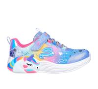 Scarpe da basket di ragazze Skechers S-Lights: Unicorn Dreams Bleu 35