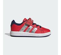adidas Unisex - Bambini e Ragazzi Marvel Spider-Man Grand Court Kids Shoes, Pure Ruby/Silver Met./Dark Blue, 36 EU