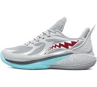 Scarpe da Basket Professionali da Uomo - Ammortizzazione avanzata e Mesh Traspirante | Leggero for campi Indoor/Outdoor(Gray,36 EU)