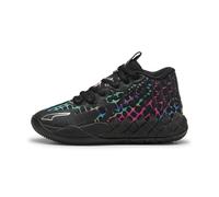 Scarpe da basket PUMA HOOPS x TMNT MB.01 Baxter Stockman per ragazzi, Scarpe, Nero/Rosso, 37.5 37.5