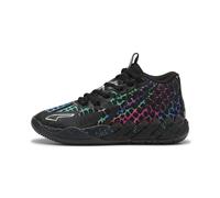 Scarpe da basket PUMA HOOPS x TMNT MB.01 Baxter Stockman unisex, Scarpe, Nero/Rosso, 40.5 40.5